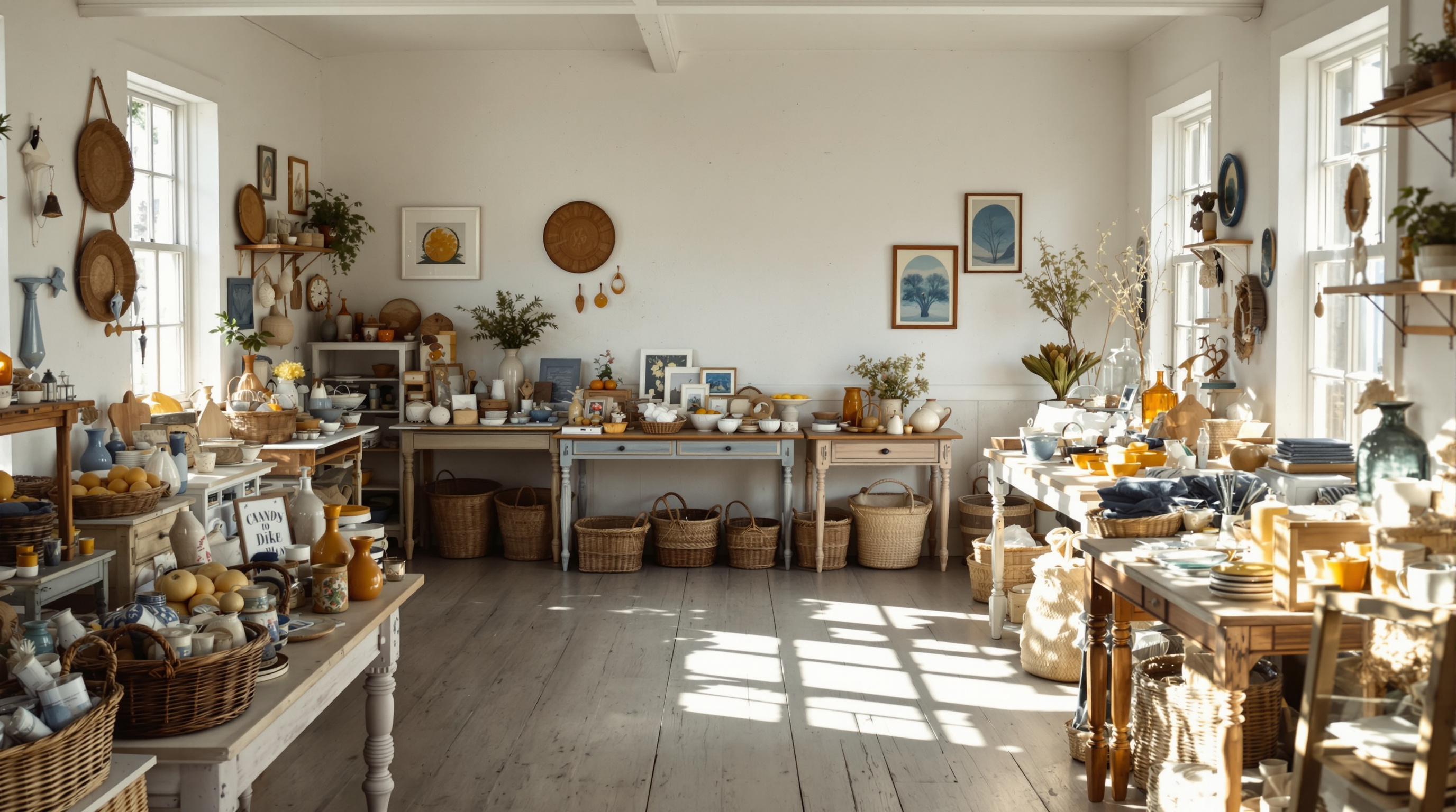 The welcoming interior of the Over the Moon gift shop